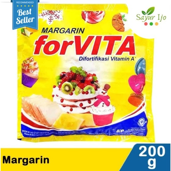 

FORVITA Margarine 200 Gram / Pack Mentega Butter Marganin Instant HALAL