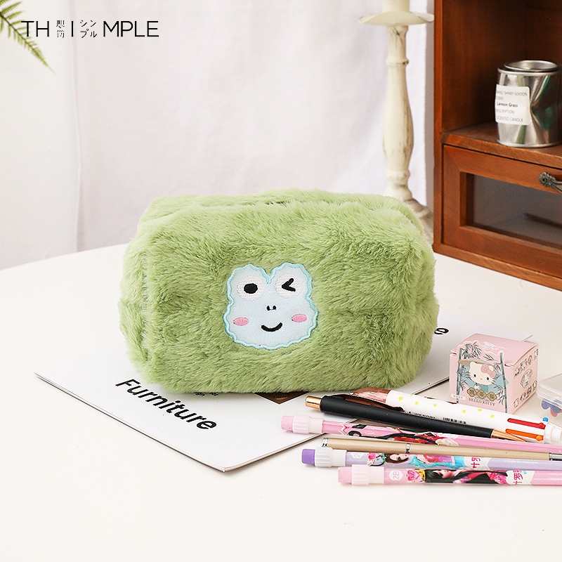 

Ins lucu Kulomi kotak pensil /Tas makeup/tas kosmetik persegi kapasitas besar - Thimple