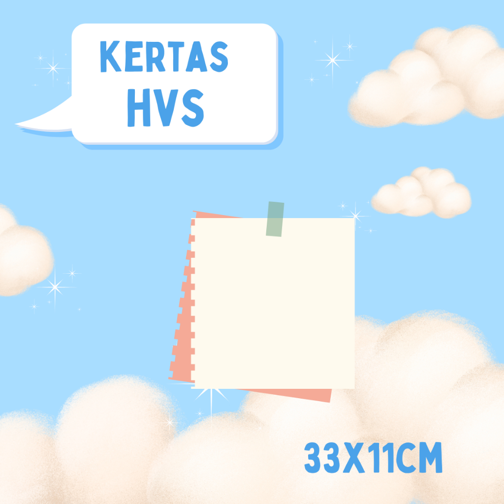 

HVS KERTAS 33X11CM