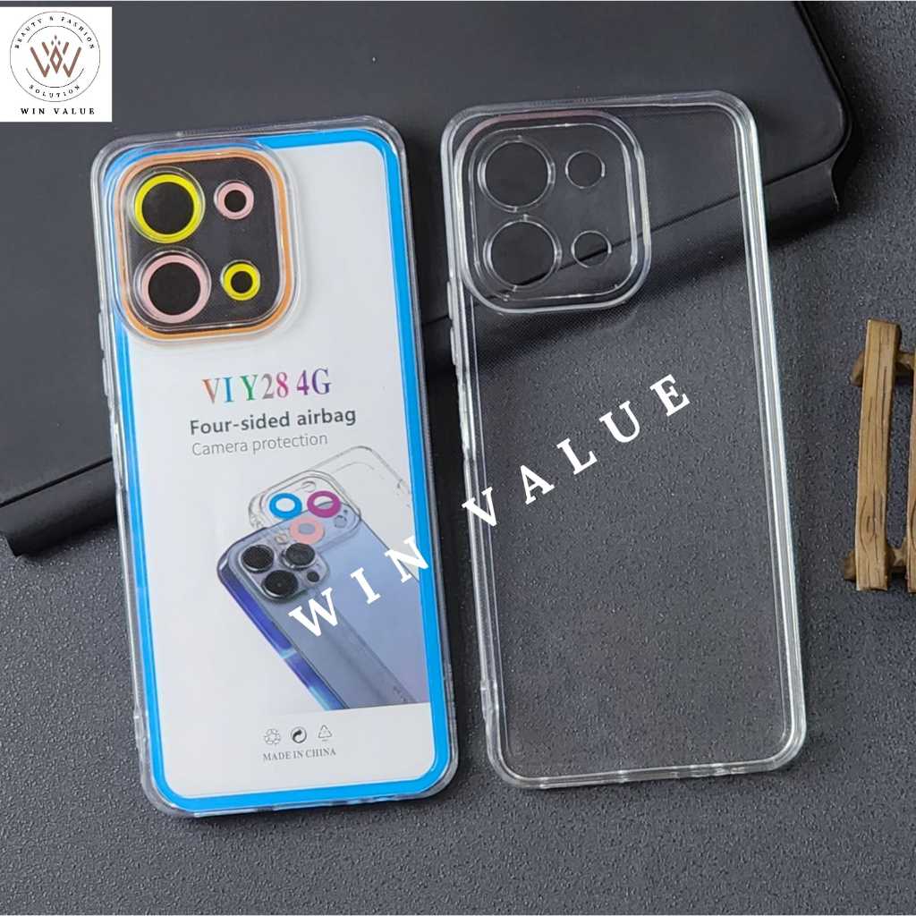 Vivo Y28 4G Clear Case Bening Softcase transparan Case Vivo Y28 4G