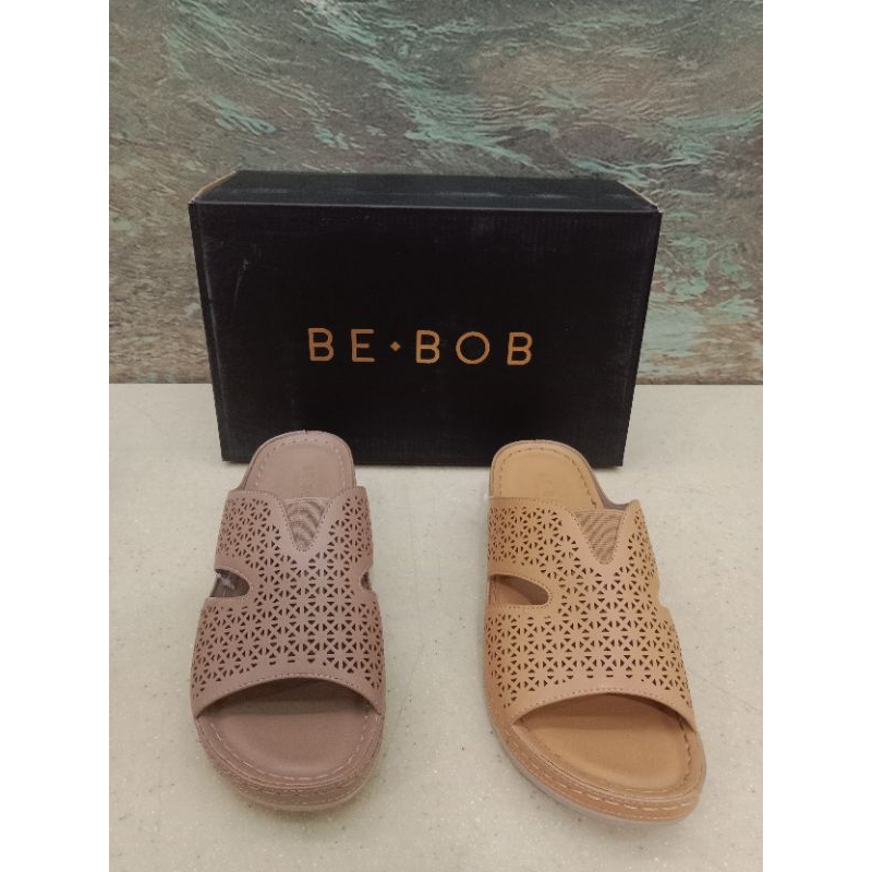 NEW ARRIVAL ❗Sandal Wanita Wedges Be Bob ori 100%