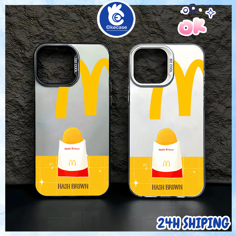 Soft Case Hp Dengan Gambar Mcd Hash Brown Yang Cute Untuk Hp Iphone X/XS  XR  XS MAX IP 11 11PRO 11 