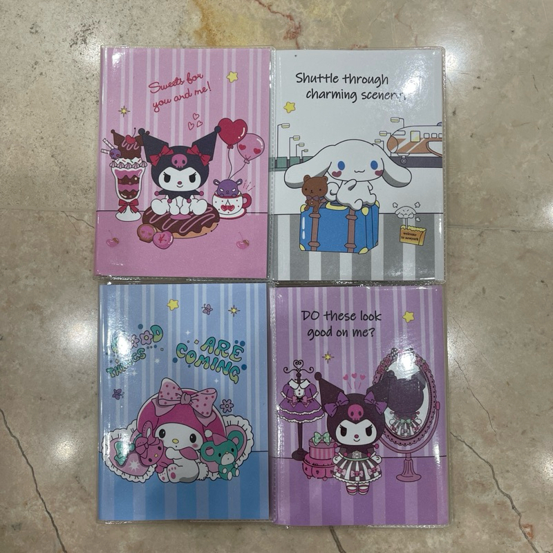 

KUMA STORE Notebook Mini Motif Sanrio 72 Lembar Dengan Sampul Mika Ukuran A6