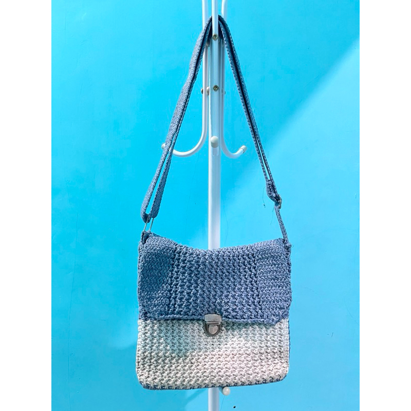 tas rajut/tas slempang rajut/tas rajut cantik
