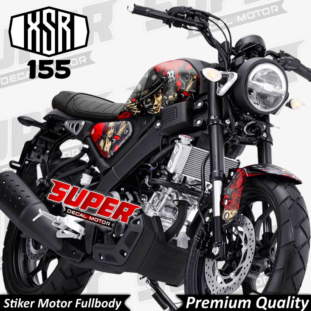 Stiker Decal Motor Yamaha XSR 155 Full Body Variasi Jerinx