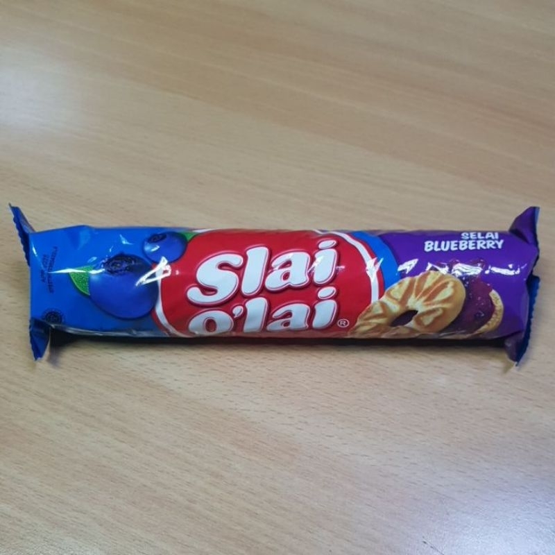 

Slai O'lai / Slai Olai Selai Blueberry Bluberi 128 Gram Camilan Snack Biskuit Kue