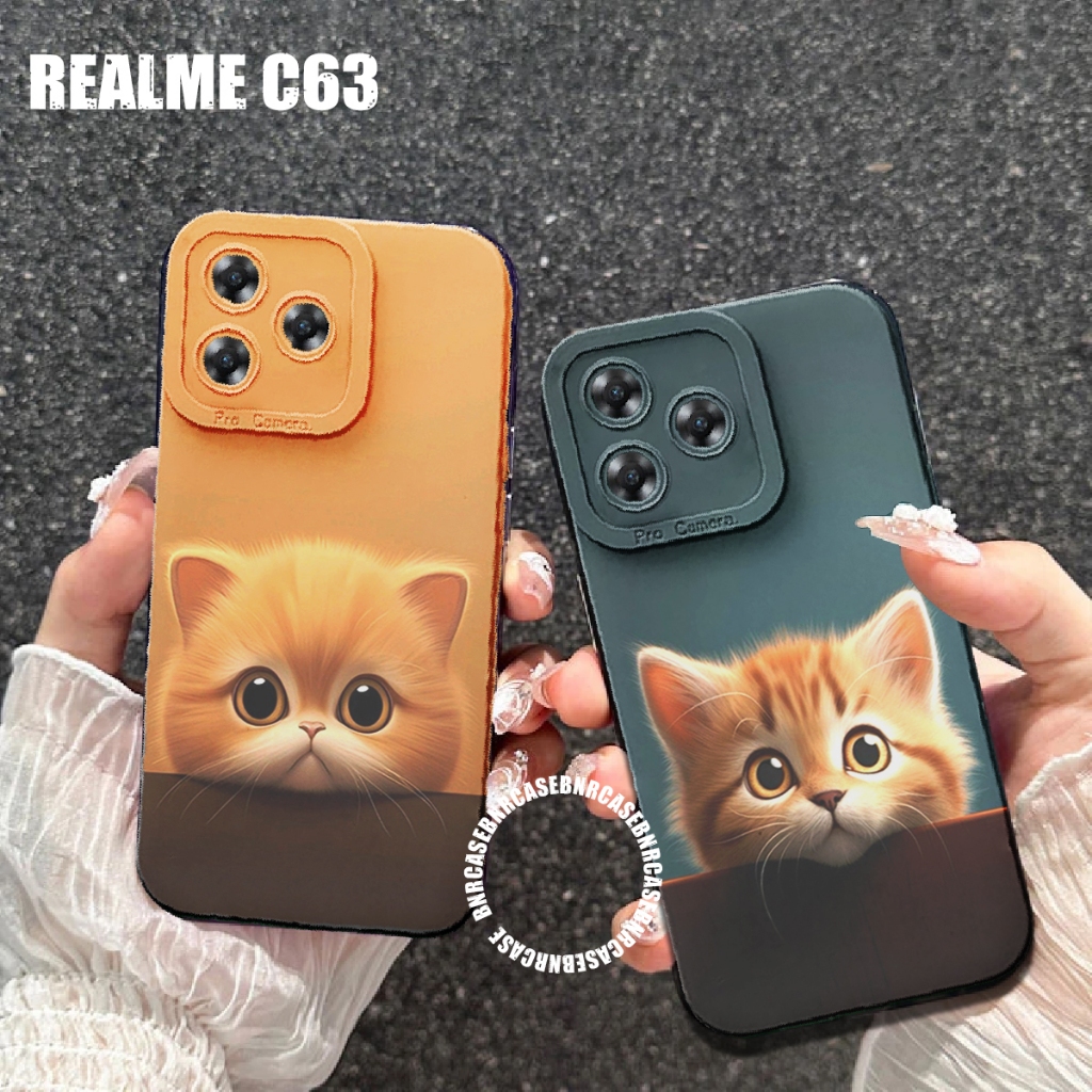 Softcase Silikon Realme C63 Terbaru - Case hp Realme C63 Terbaru WE17