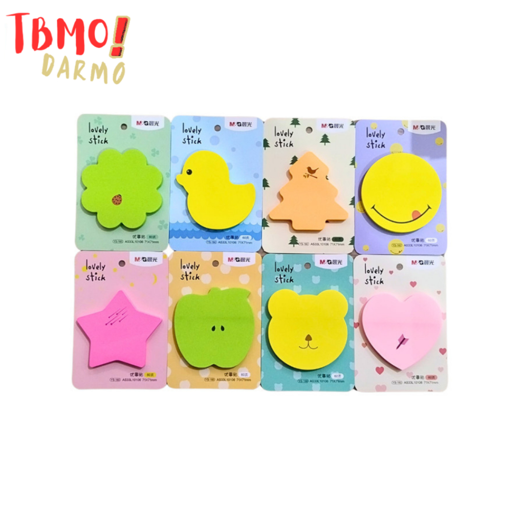 

TBMO M&G LOVELY SHAPES NEON COLOR STICKY NOTES 60S 76X76MM - 109605/YS-160