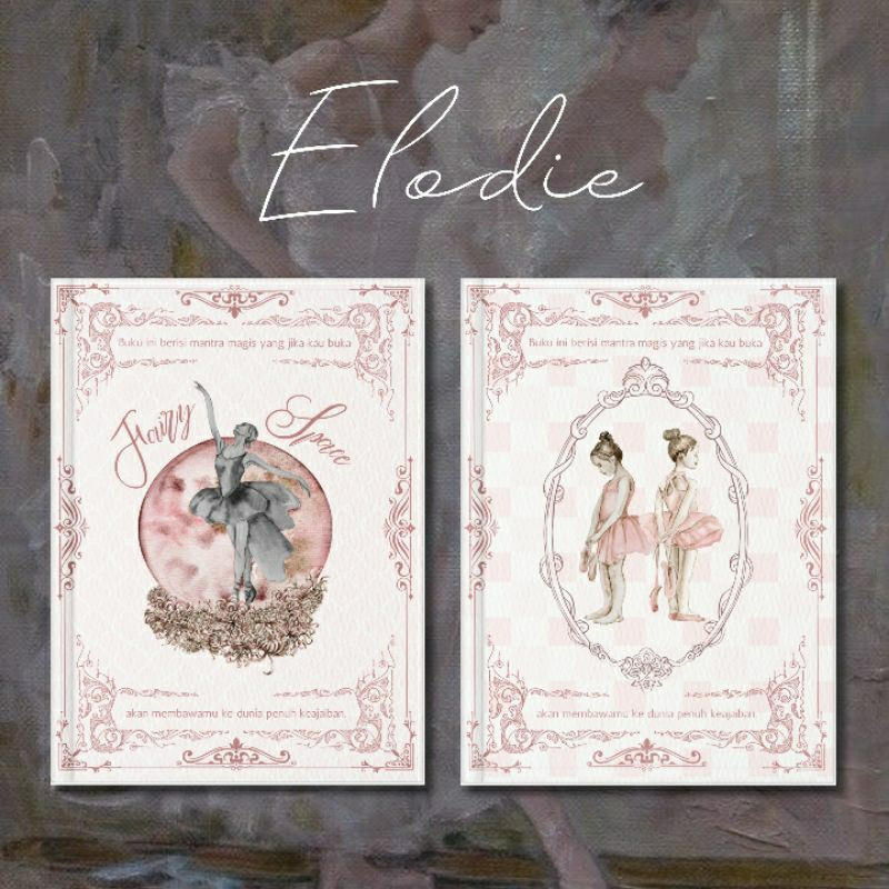 

Elodie Journal Book/Note Book Coquette/Vintage Hard Cover (Free Custom)