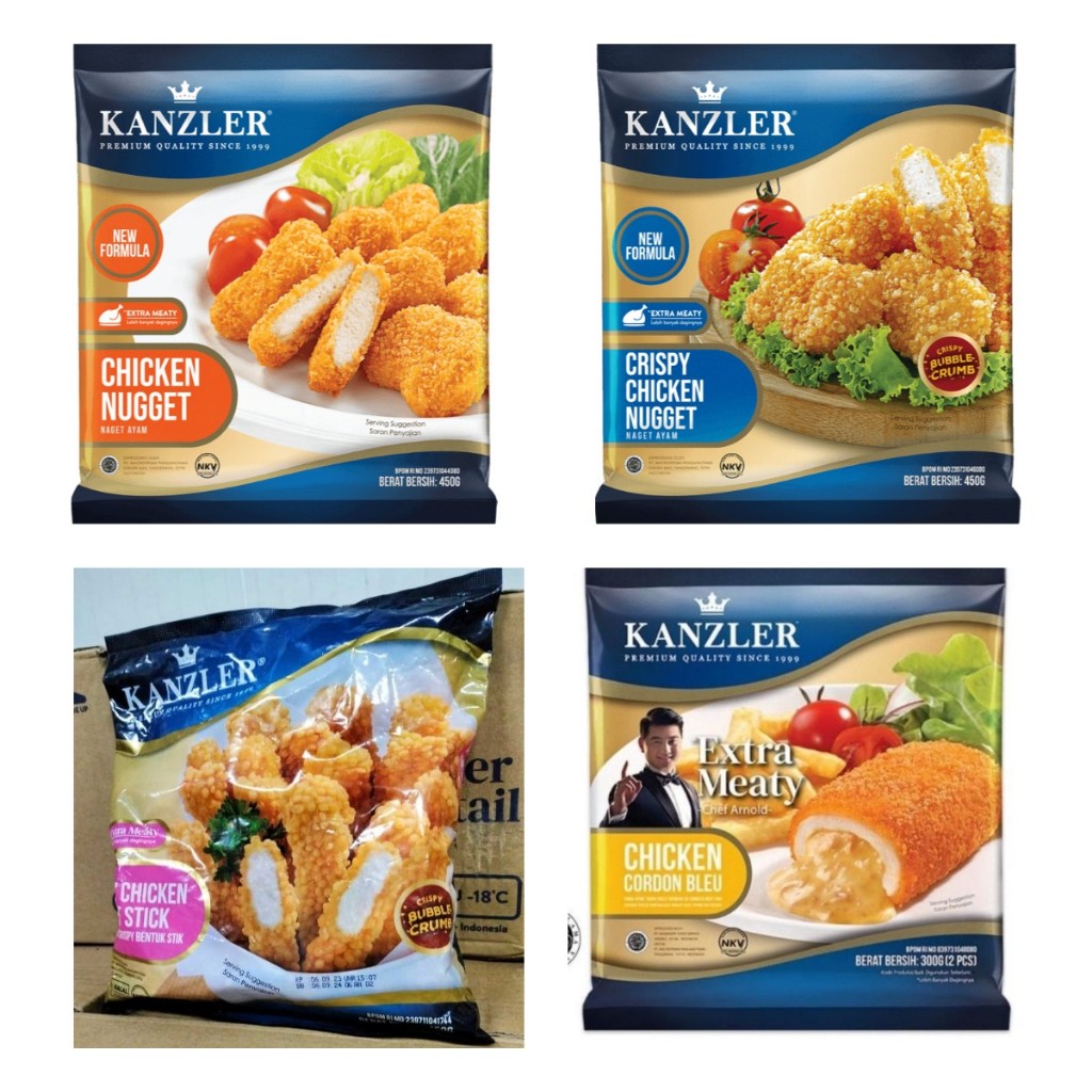 

Kanzler Crispy Chicken Nugget Naget Ayam 450gr