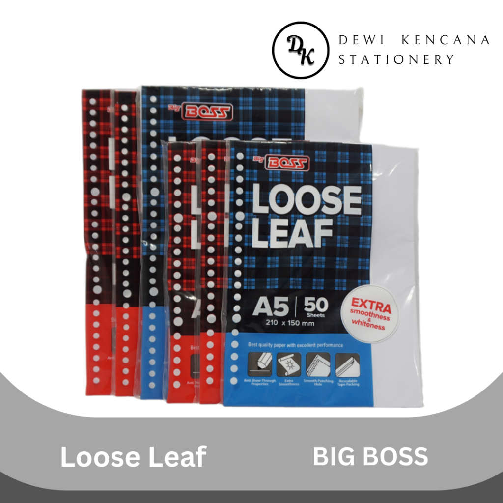 

Kertas Isi Binder Big Boss Loose Leaf