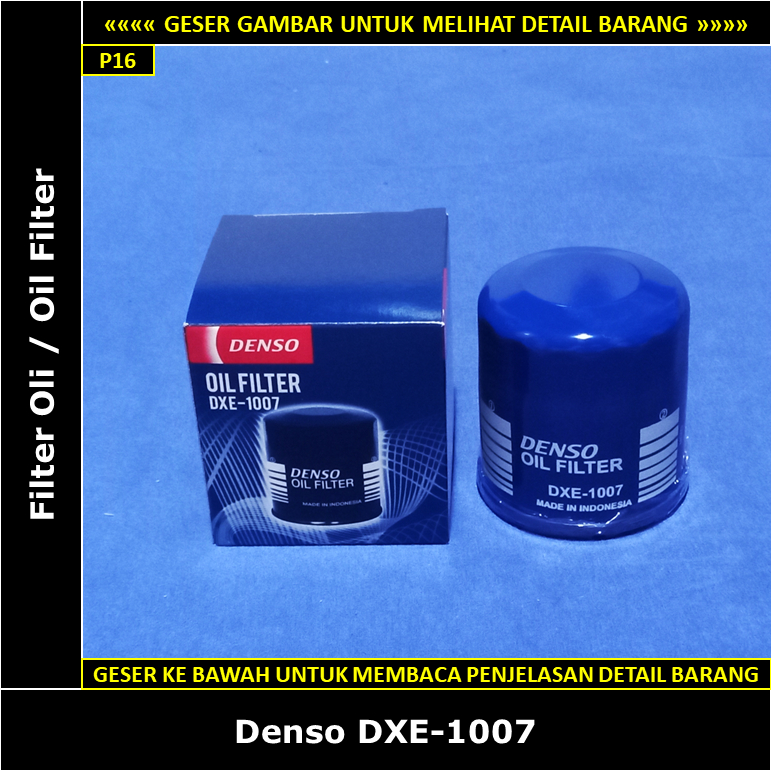 Filter Oli Datsun Go Panca / Datsun Go+ Panca 1200 cc 2014-2020 Denso DXE-1007 Oil Filter DXE1007