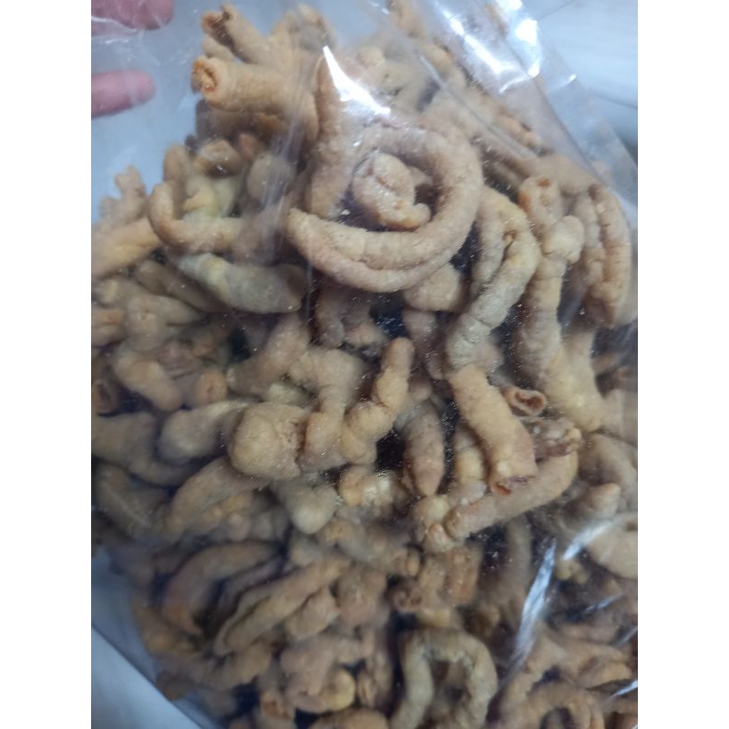 

kripik usus ayam super renyah 250 gr