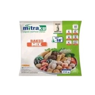 

mitraku bakso ikan mix 250gr / mix seafood