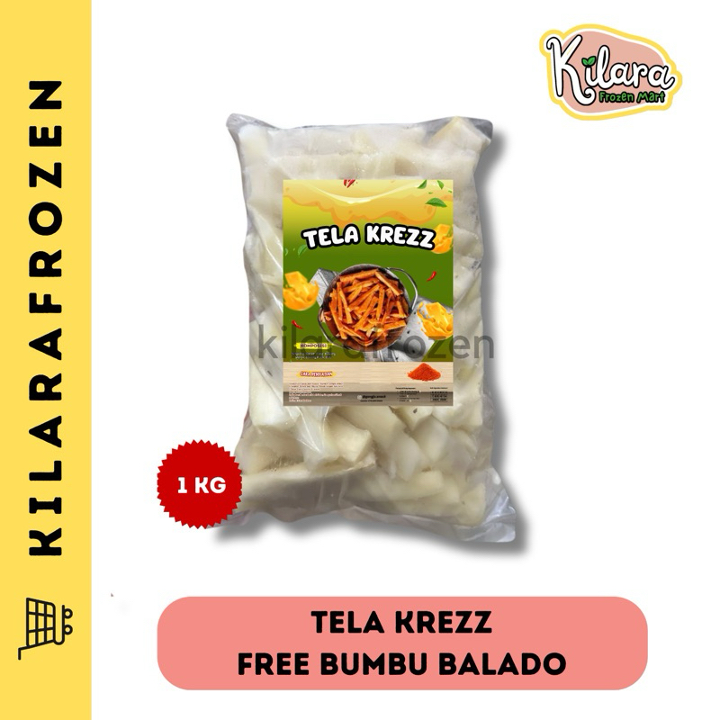 

TELA TELA KREZZ 1 KG TINGGAL GORENG FREE BUMBU BALADO - KILARA FROZEN MART