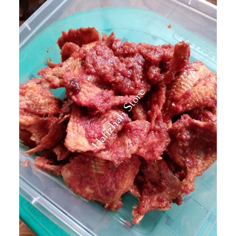 

Balado ikan asin kapas