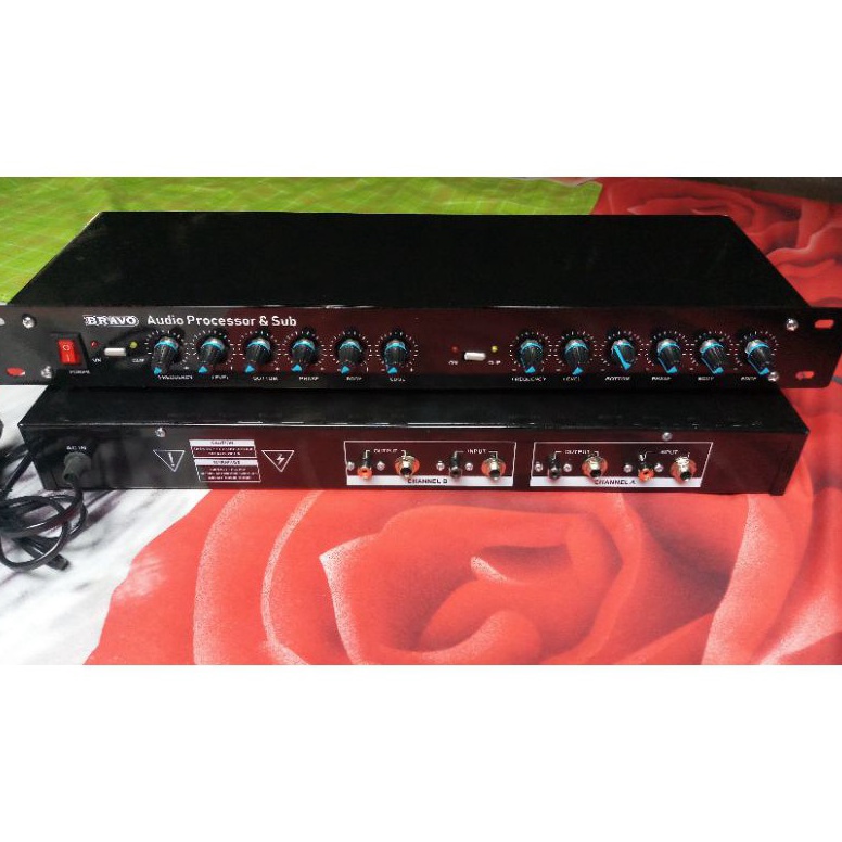 AUDIO PROSESOR PLUS SUBWOFER JADIAN TINGGAL PAKAI AP SUB EXCELLENT KIT j I1W6