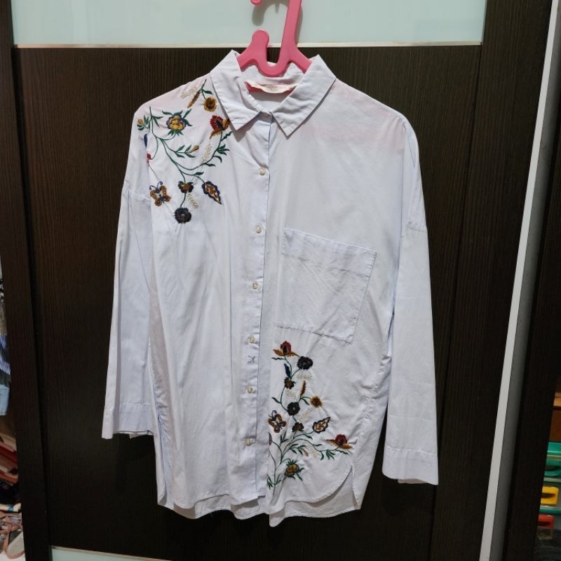 kemeja zara bordir