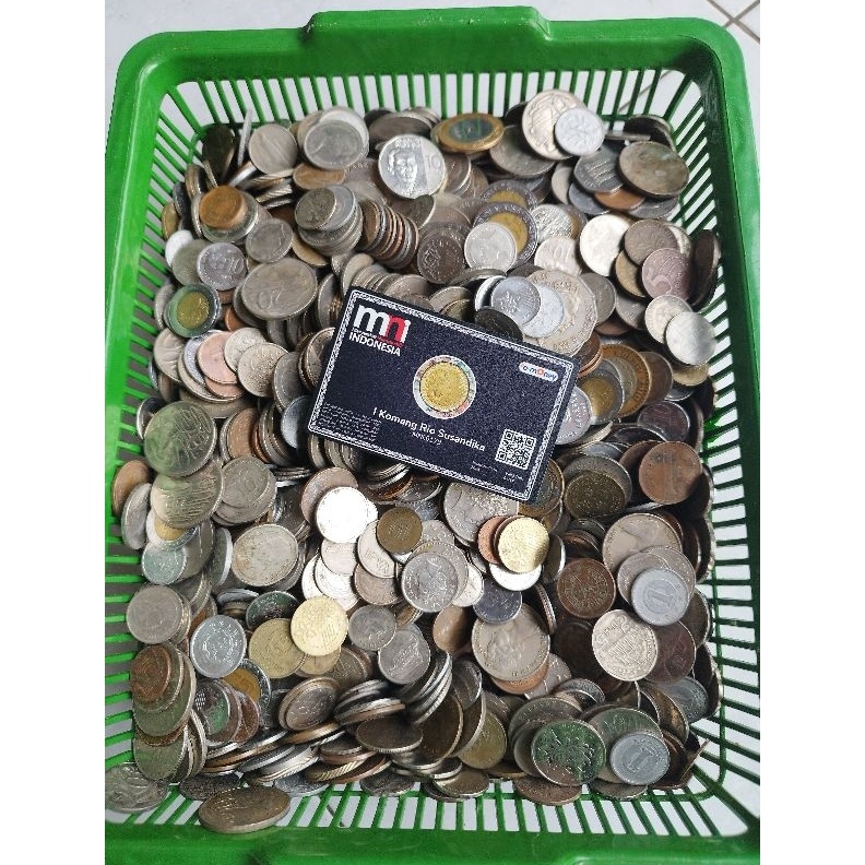 KODE T9C Uang Koin Asing Kiloan Dijamin Asli Dijual Perkilo Kondisi Bekas Dan Baru Campur