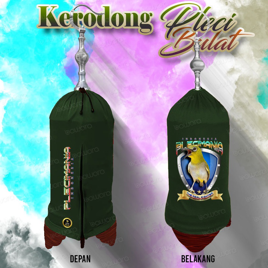 Borong Sekarang  SK Kerodong Krodong Sangkar Penutup Sangkar Kandang Bulat Pleci Helopet Kicau Mania