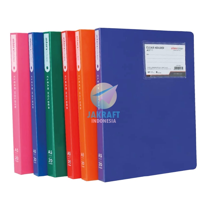 

FLASH SALE 1 Pcs Map Clear Holder A5 isi 2 Display Book Koleksi Warna Lengkap Document Keeper Tebal