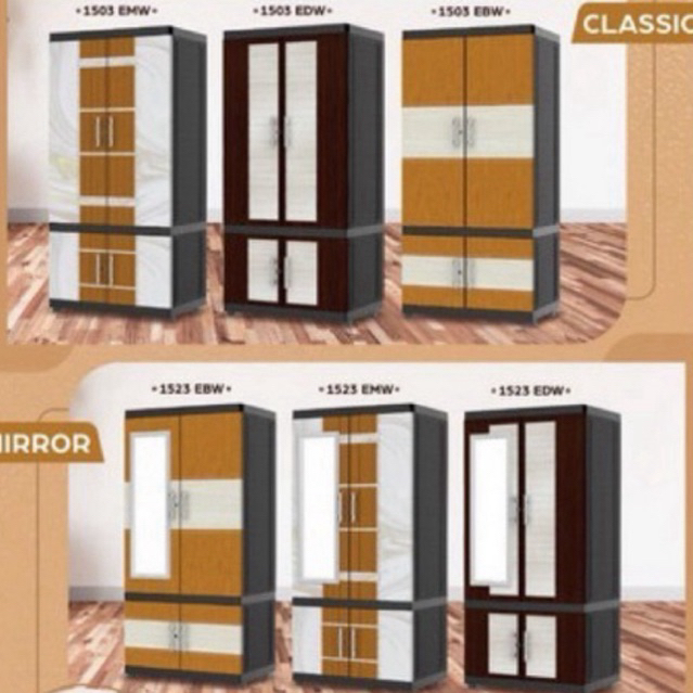 LEMARI NAIBA GANTUNG 1523 JUMBO Lemari Plastik Jumbo