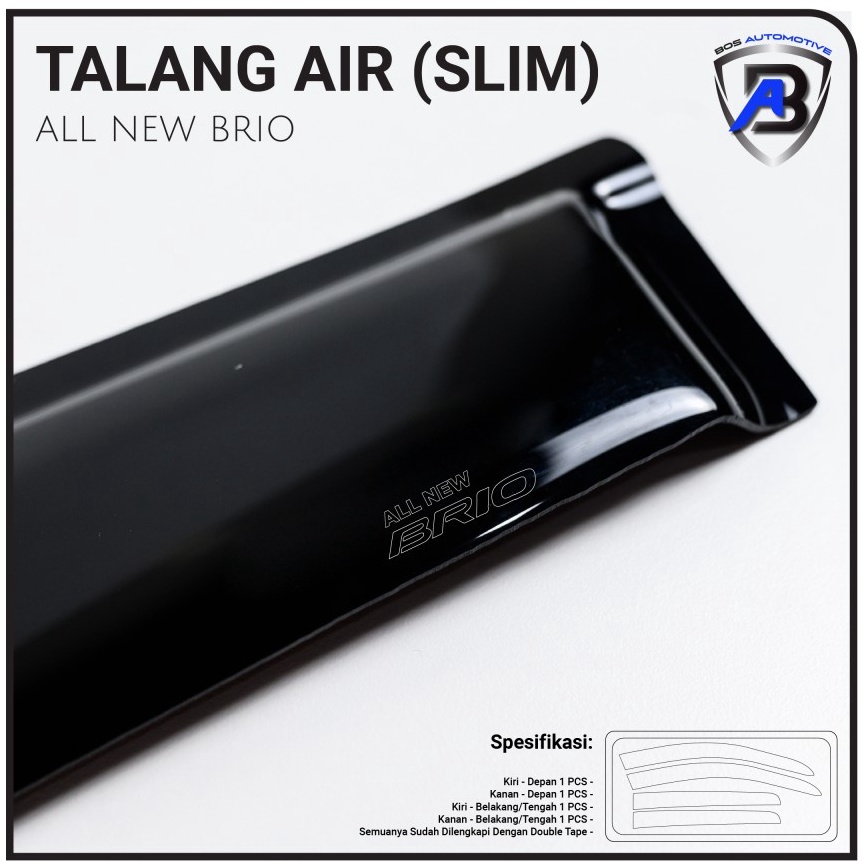 KODE J1C6 Talang Air Pintu Mobil Honda All New Brio 219  223 Model SLIM