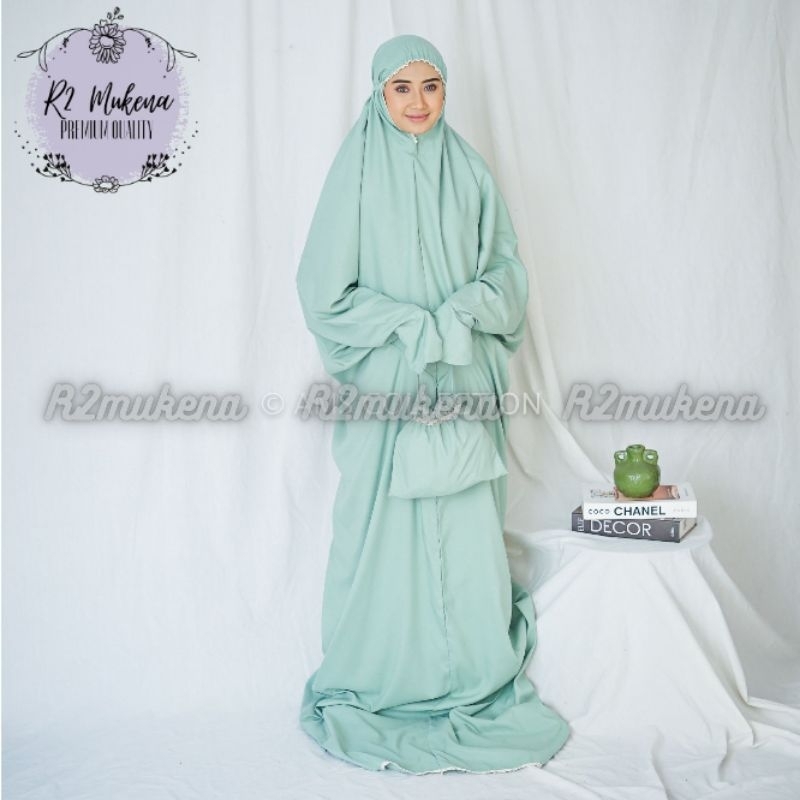 Mukena Terusan Katun Mikro Zahreena