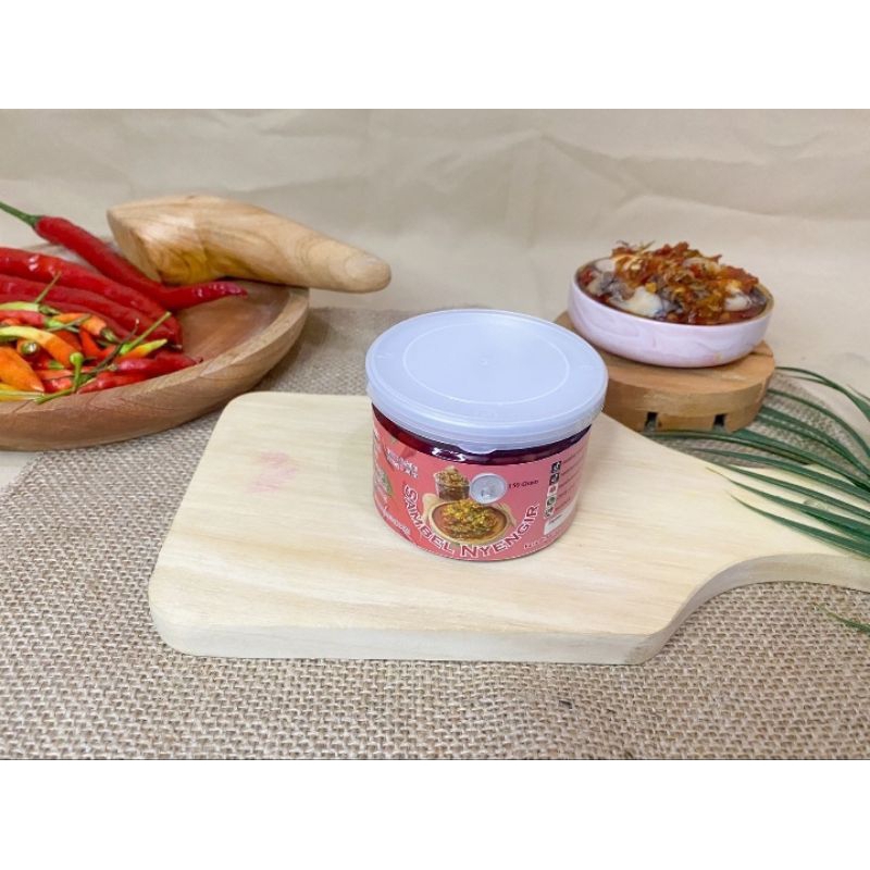 

sambal bawang kemasan 150gr/kaleng
