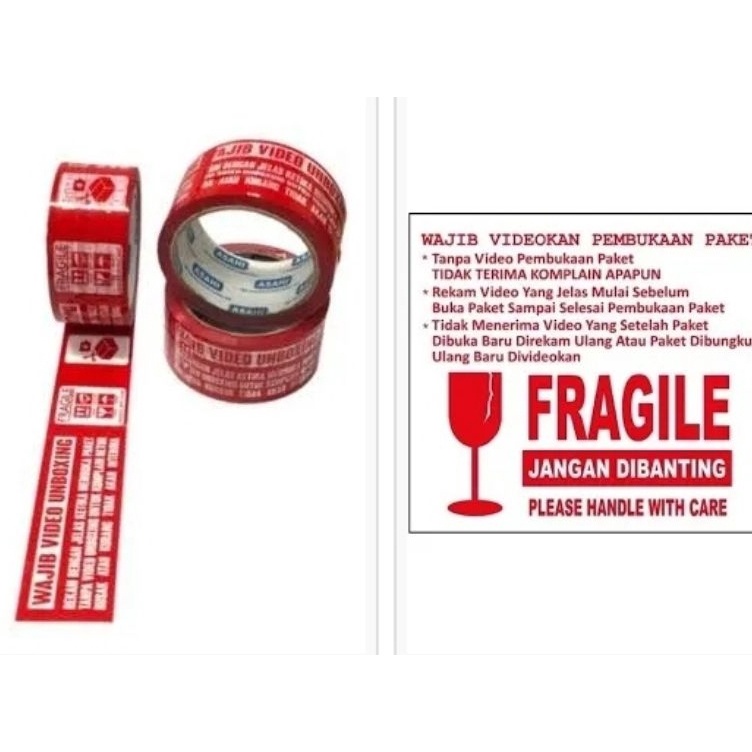 

LAKBAN FRAGILE UNBOXING 8O Y ISI 5 PCS i L7J4