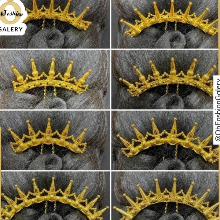 OHFASHION Tusuk Sanggul Gondang Emas Replika Tusuk Sanggul Konde Rambut Batak