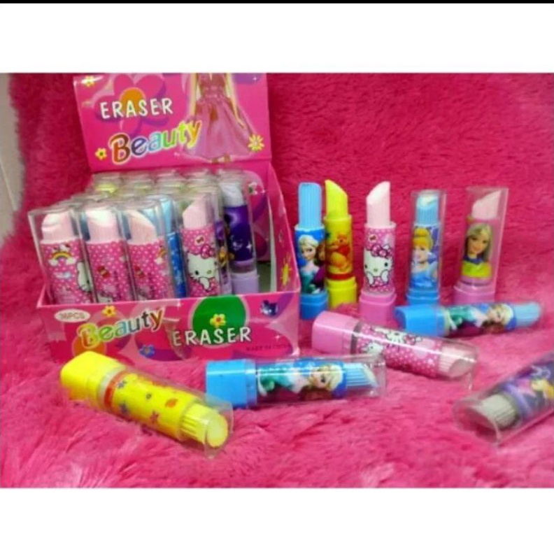 

ISI 36 PCS PENGHAPUS PENSIL MODEL LIPSTIK l I6M8