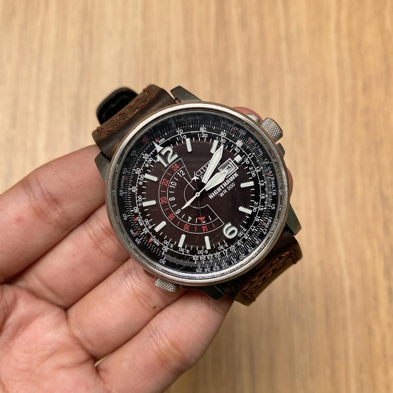 Jam Tangan Second - Citizen Promaster Eco-Drive Nighthawk
