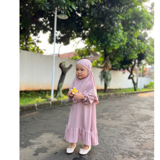 Azzahra Kids Dress / dress baju muslim anak