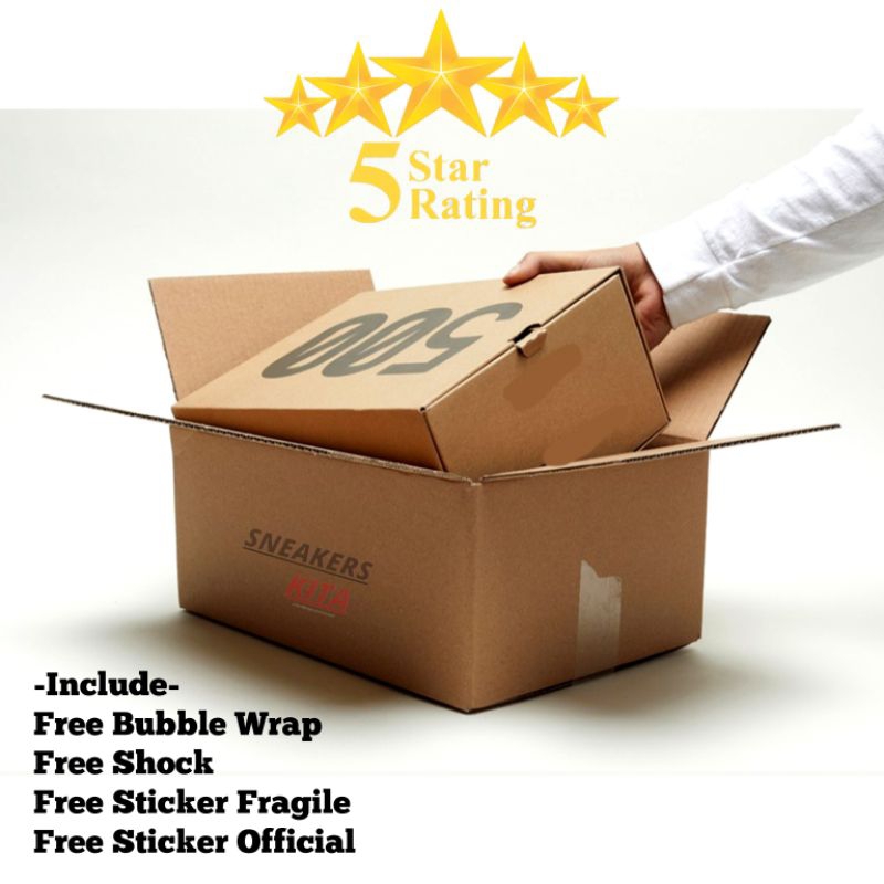 

PELINDUNG BOX SNEAKERSMU / PAPPER BAG SNEAKERS / EXTRA DOUBLE BOX FREE BUBBLE WRAP / PACKING AMAN / FREE BUBBLE WRAP