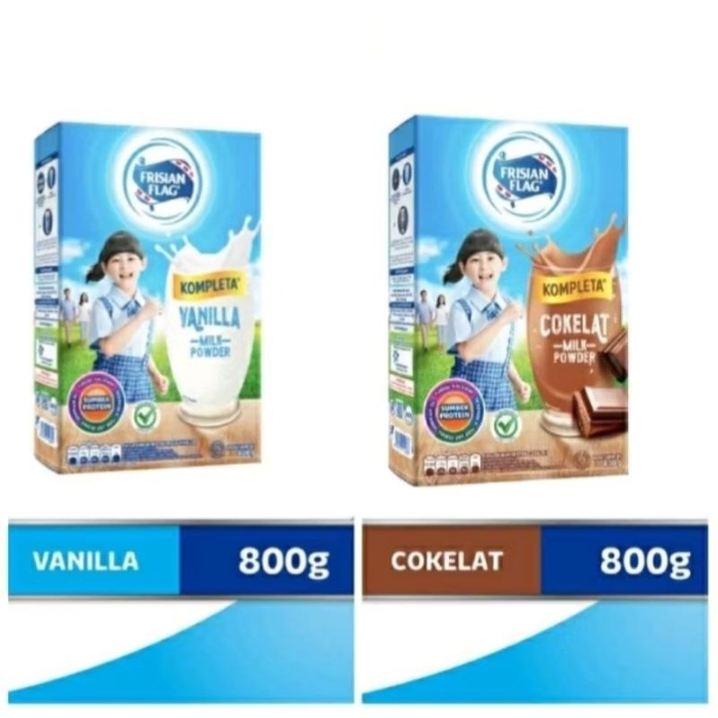 

susu bubuk frisian flag kompleta 800g