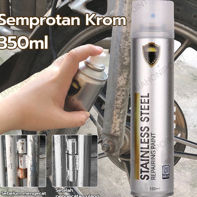 

Cat Semprot Chrome 35ml Cat semprot Sapporo berlapis krom dari baja tahan karat berlapis krom Pelapisan krom cat metalik otomotif p V1X7