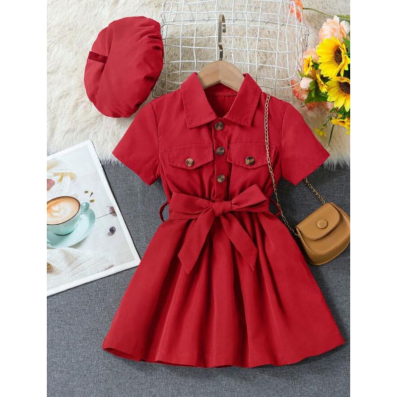 RB DRES ANAK USIA 4-15 TAHUN/MINI DRES ANAK BAHAN CRINGCLE AIRFLOW/TUNIK ANAK/TUNIK REMAJA