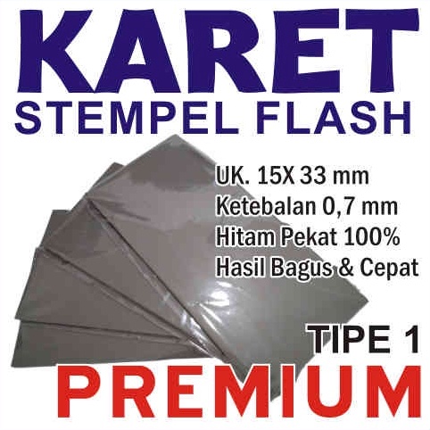 

KARET STEMPEL FLASH TIPE 1 PREMIUM a W3B6