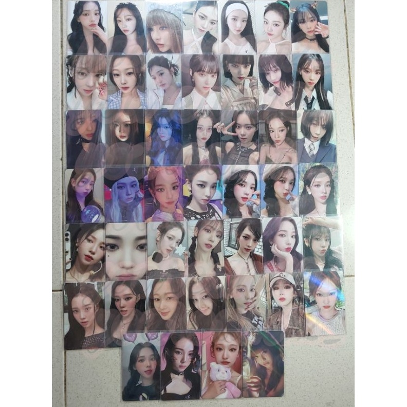 pc karina giselle winter ningning aespa pink christmas drama trading card karzoom smini drama giant 