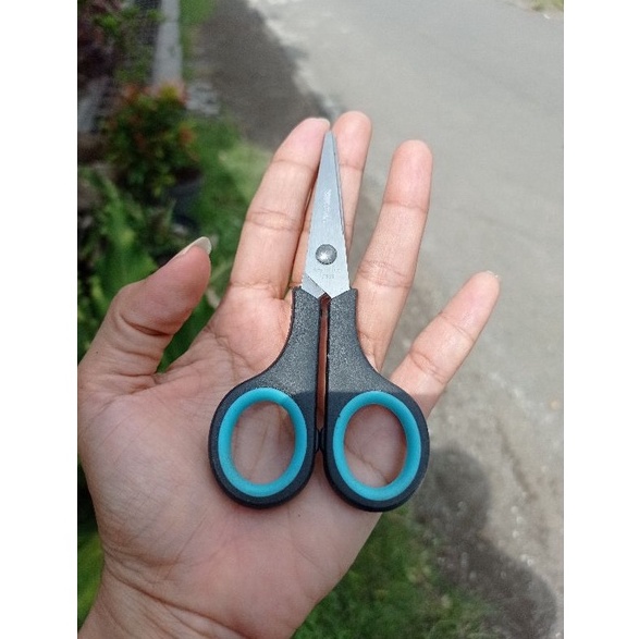 

12 pcs Gunting Kecil Renteng Tajam Murah Warna Grosir j A6K2
