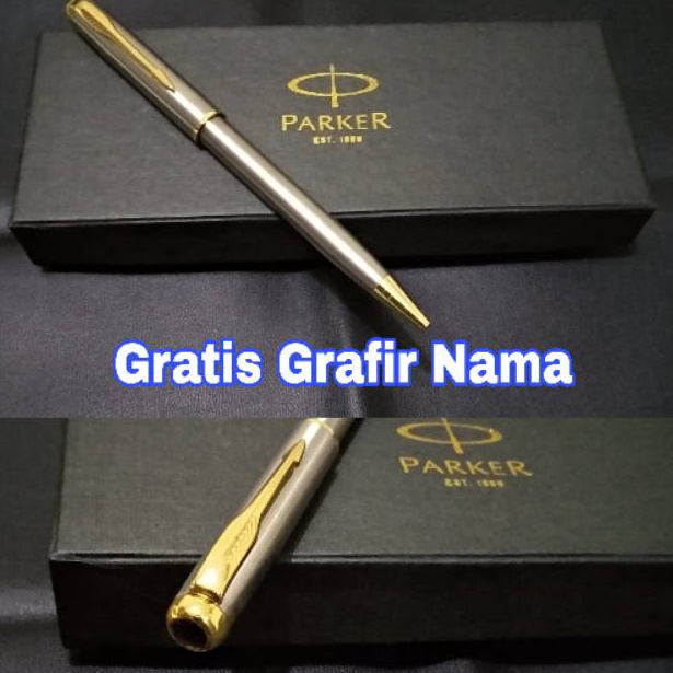 

Pulpen parker sonnet slim exclusive gratis grafir nama w WF6
