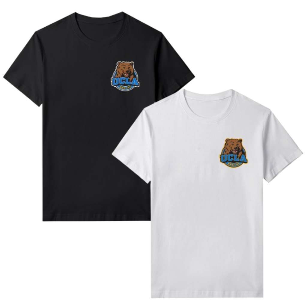 T Shirt Kaos Distro Ucla Pria Wanita Cotton Combed 30s