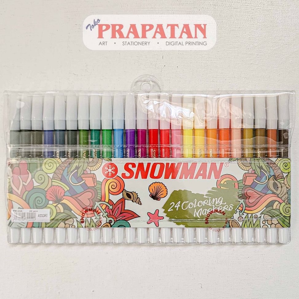 

Snowman PW24A Color Marker Set 24c Spidol Warna x K7O7