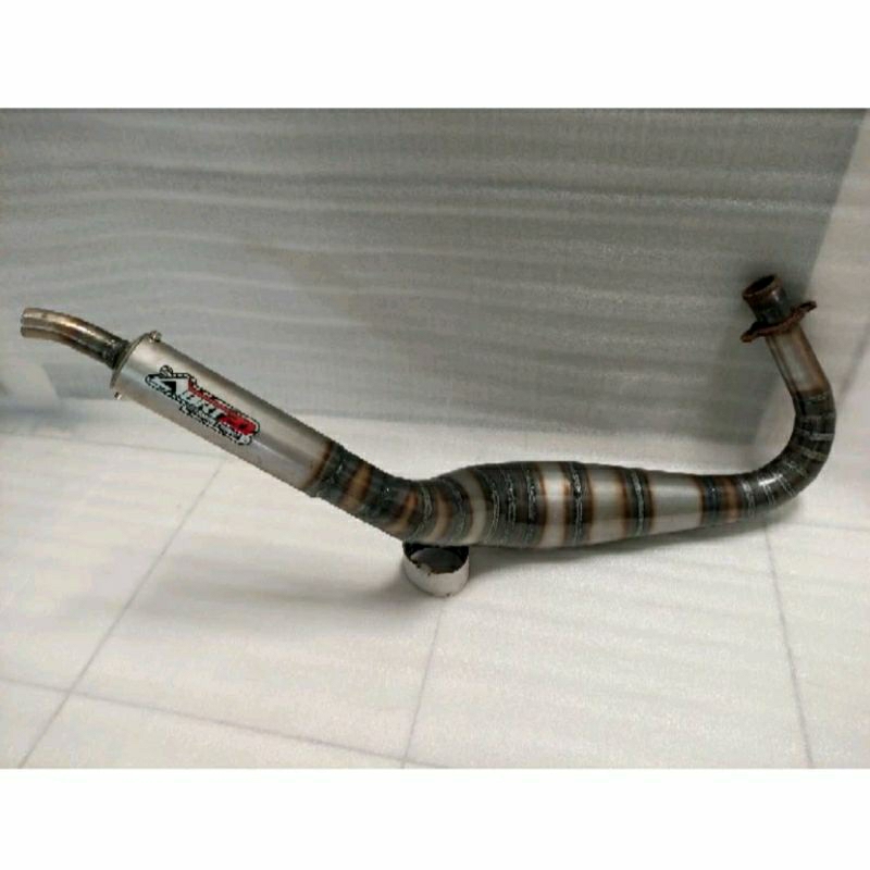 Knalpot Kolong Kobra RX king RX Spesial Suara Garing Abrt20