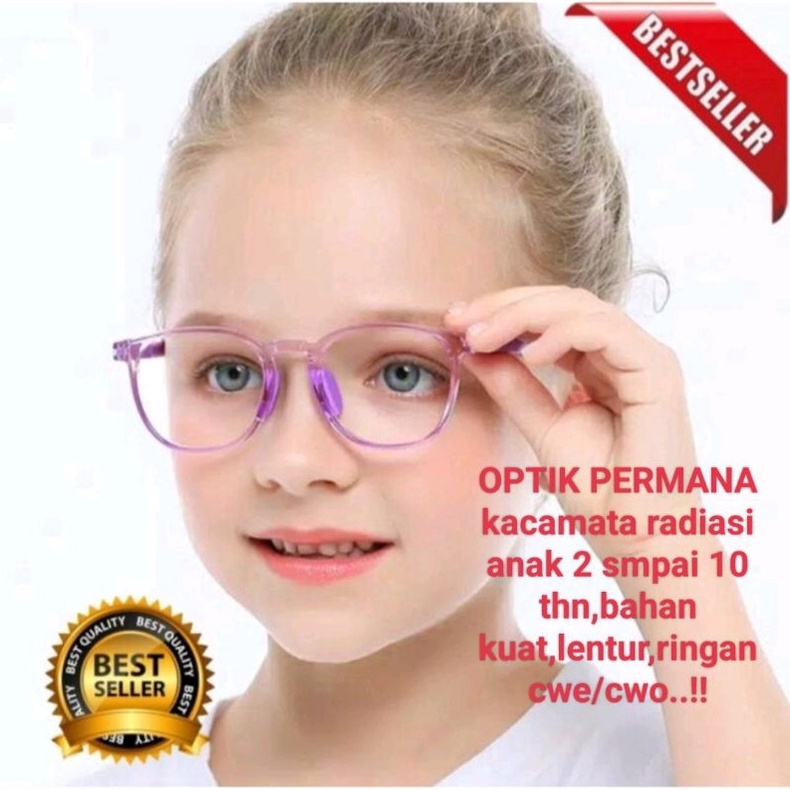 KODE M92H KACAMATA ANAK ASLI RADIASI BLURAY CWECWO NORMALMINUS