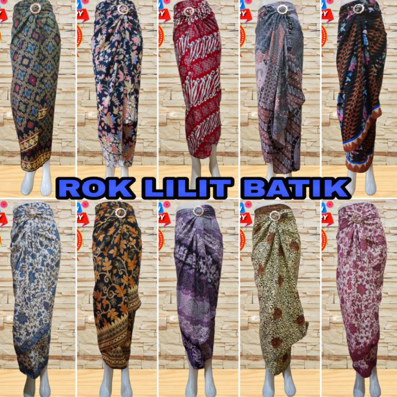 KODE Q76X Balila Rok  Rok lilit  Rok lilit batik  Kain lilit batik  Rok lilit tali panjang  Rok wani