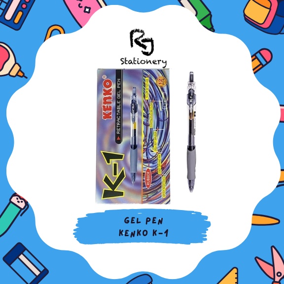 

KENKO GEL PEN Pulpen Pena K1 Retractable Lusin j Q2K9