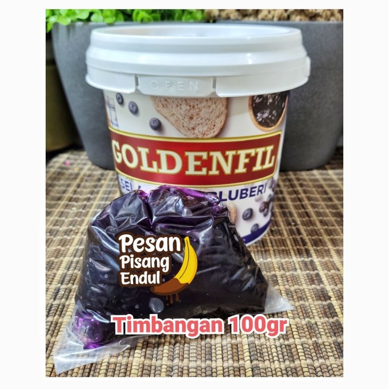 

Selai Goldenfil Bluberry Serat - 100gram