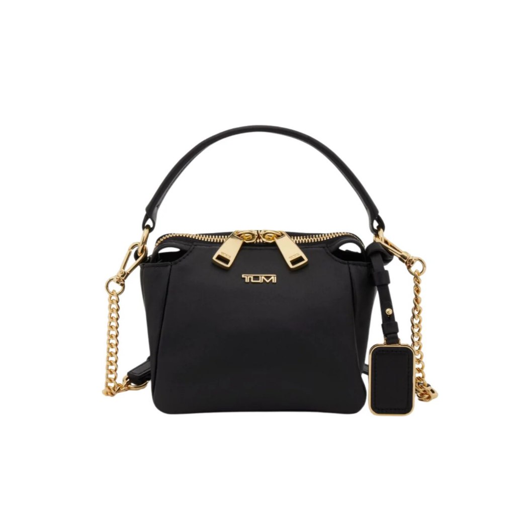 Tumi Voyageur Belle Micro Leather Crossbody Bag Black